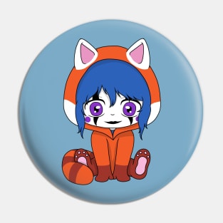 creepypasta red panda (candy pop) Pin