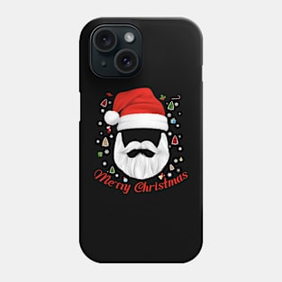 Hipster Santa Claus - Merry Christmas Phone Case