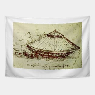 Da Vinci's tank Tapestry