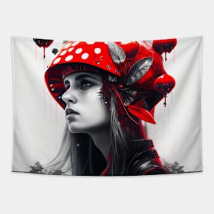 Mushroom girl 15 Tapestry