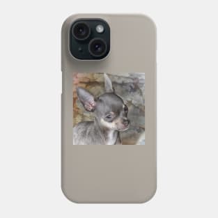Endearing Cheeky Chihuahua Cute Face art Phone Case