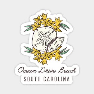 Ocean Drive Beach South Carolina SC Tourist Souvenir Magnet