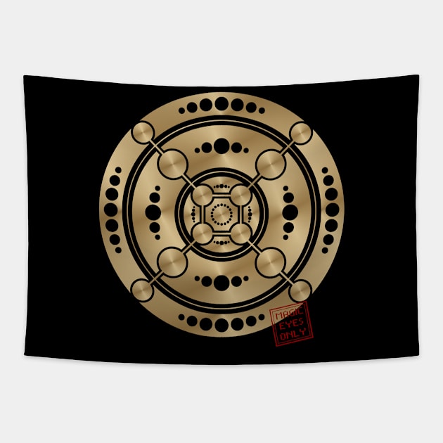 Crop circle 81 Tapestry by MagicEyeOnly