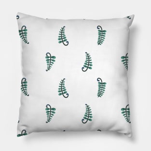 Light Open Simple Leaf Pattern Pillow