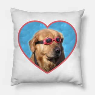 Heart Dog Phone Case Pillow