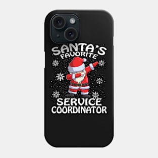 Santas Favorite Service Coordinator Christmas Phone Case