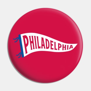 Philadelphia Pennant - Red 2 Pin