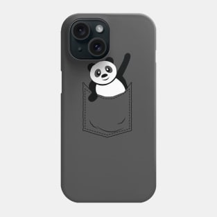 Say Hello! to the pocket panda Phone Case