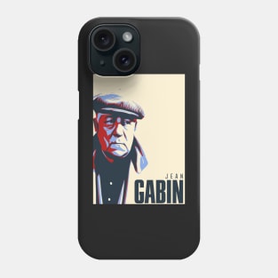 Jean Gabin - French actor, lino ventura, belmondo, cinema, france Phone Case