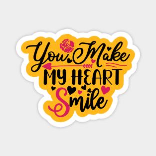 You make my heart smile Magnet