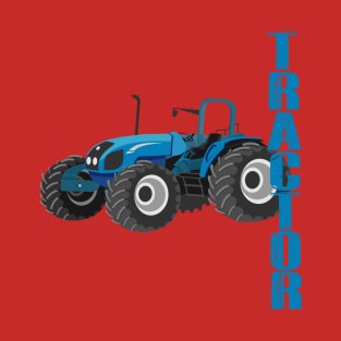 tractor blue toddler T-Shirt