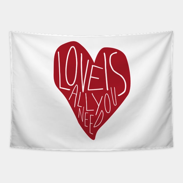 Love Is All You Need Tapestry by jasonboyett