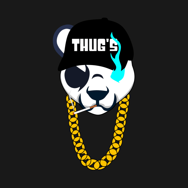 Thug Panda by Vectraphix