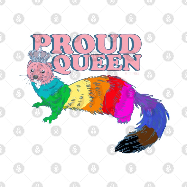 Proud queen weasel by belettelepink