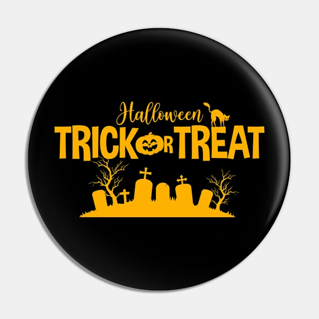 Halloween Trick of Treat Pin by I AM THE STORM