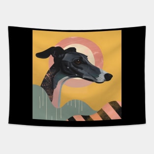 Greyhound in 80's Tapestry