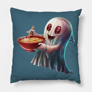 Ramen lover ghost Pillow