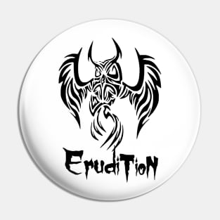 Erudition Owl Logo Pin