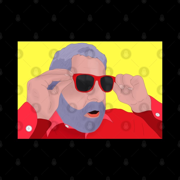 Funny Lula Meme with Sunglasses by DiegoCarvalho