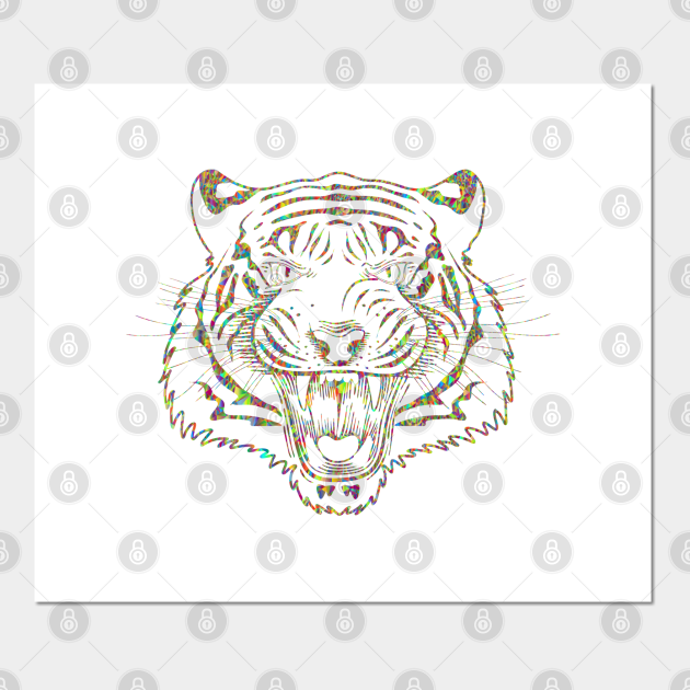 Abstract Tiger Tattoo MMA - Tiger - Posters and Art Prints | TeePublic Abstract Tiger Tattoo MMA - Tiger - Posters and Art Prints | TeePublic