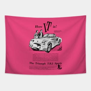 TRIUMPH TR2 - advert Tapestry