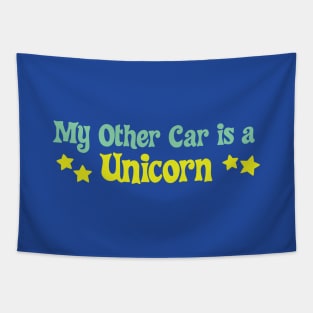 My Other Car is a Unicorn Tapestry