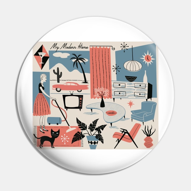 My Modern Home Pin by Ruby Ritz