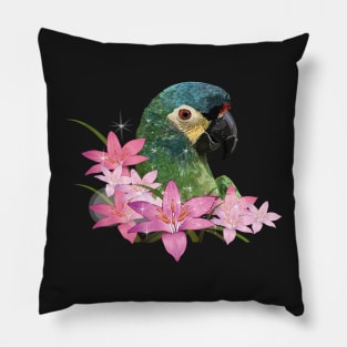 Severe Macaw Pillow