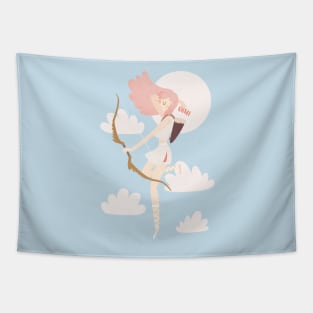 Pink Haired Archer Tapestry