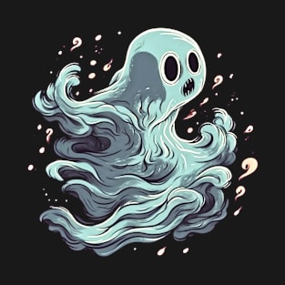 Eerie Halloween Ghoul Art - Spooky Season Delight T-Shirt