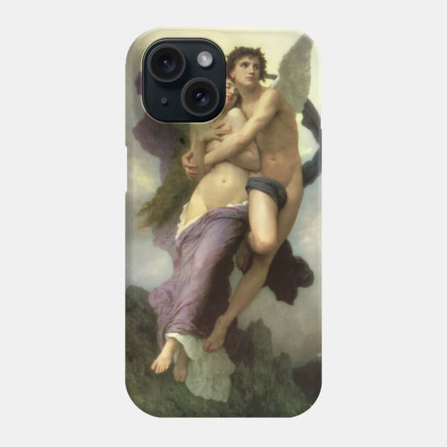 Abduction of Psyche by Bouguereau Phone Case by MasterpieceCafe