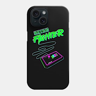 RETRO FIGHTER-GREEN Phone Case