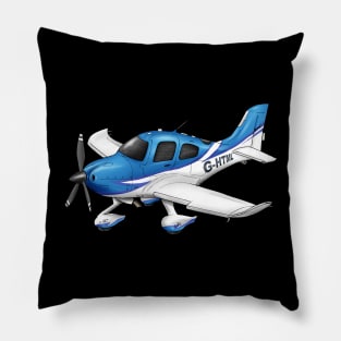 Cirrus SR22 Cartoon Design HTML Pillow