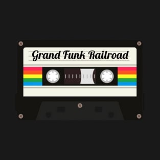 Grand Funk Railroad / Cassette Tape Style T-Shirt