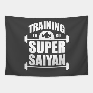 training to go super saiyan Tapestry