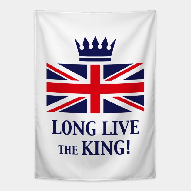 Long Live The King! (England / Great Britain / Navy) Tapestry by MrFaulbaum