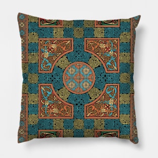 Lindisfarne Gospels Page Pillow