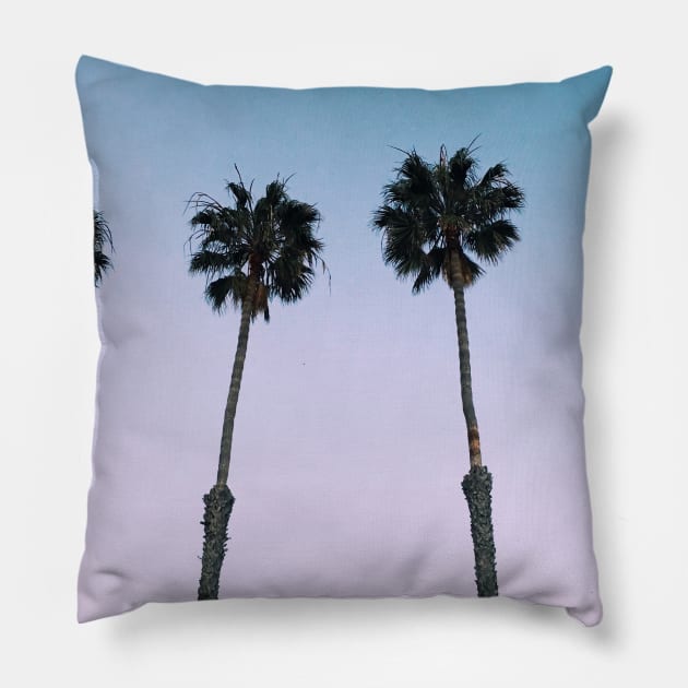 Sunsets and Palm Trees Pillow by AlexandraStr