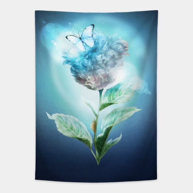 Winter Flower Tapestry by DVerissimo