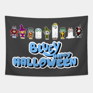 Bluey Halloween - Trick or treat FRIENDS Tapestry