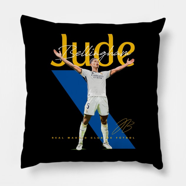 Jude Bellingham Pillow by Juantamad