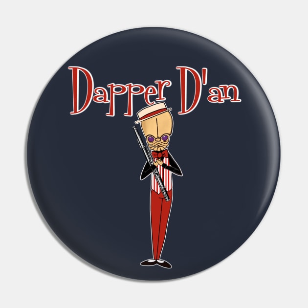 Dapper D'an Pin by EnchantedTikiTees