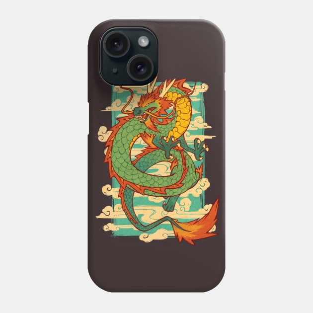 Serpent of the Wind Phone Case by Kerri Aitken