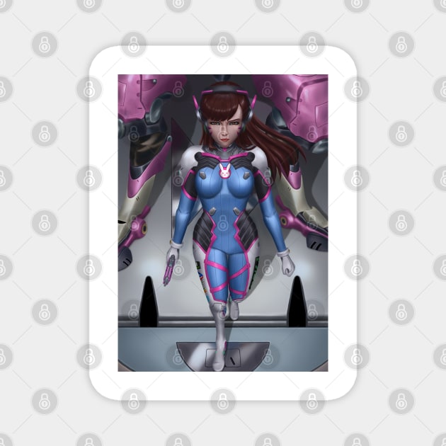 D.Va Magnet by gagimas