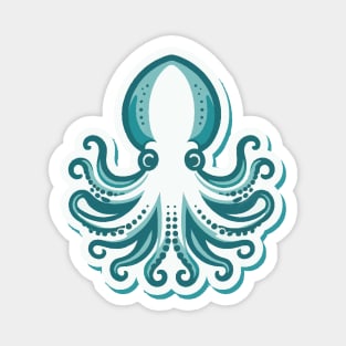 Squid Art Magnet