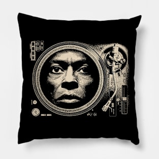 Vinyl Record Miles Davis Jazz Pillow