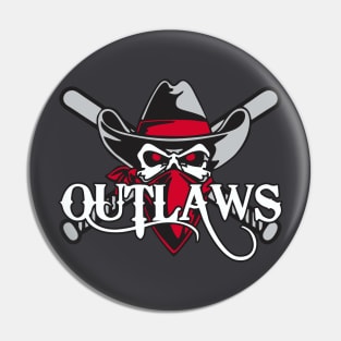 Outlaws Baseball Pin