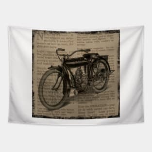 Steampunk Neck Gator Moped Motorized Bike Steam Punk Tapestry