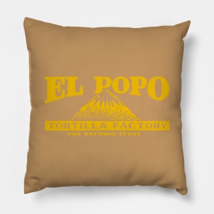 El Popo Tortilla Factory Pillow