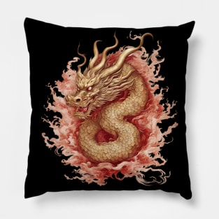 Fire Dragon Pillow